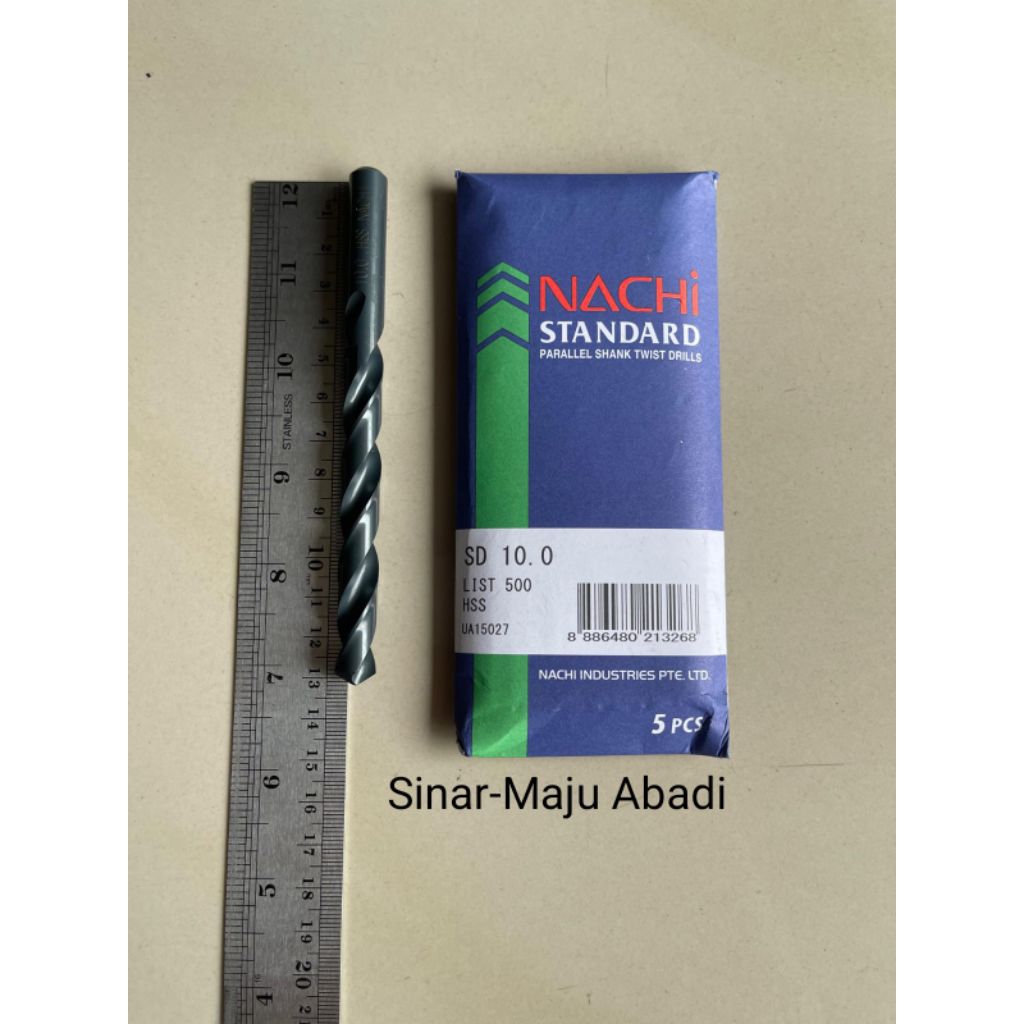 Nachi 10mm Mata Bor Besi HSS - Nachi Mata Bor Besi HSS 10 MM