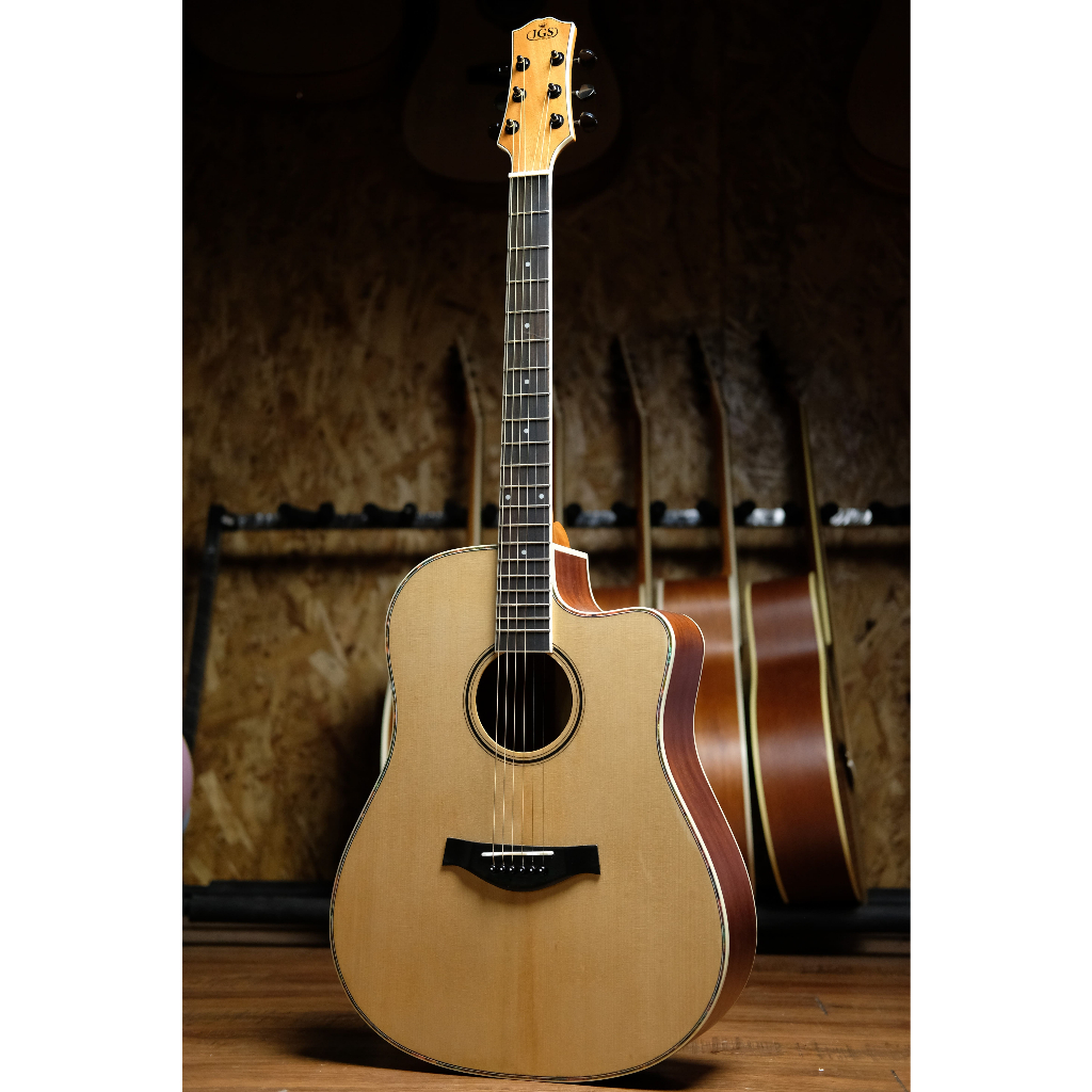 GITAR AKUSTIK/AKUSTIK ELEKTRIK JGS DS-01NA SAPELE