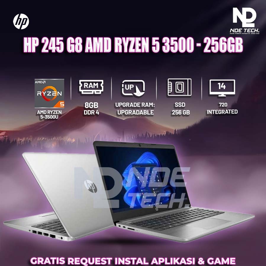 HP 245 G8 AMD RYZEN 5 3500