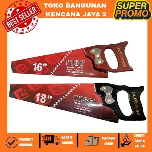 Gergaji Kayu 16” 18 ” SCHLIEPER / Gergaji Carl Schlieper 16” 18 ” / Handsaw Schlieper 16” 18 ”