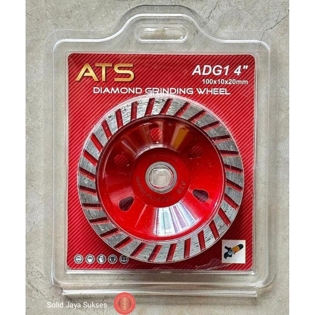Mata Gerinda Poles Beton Diamond Grinding Wheel 4 inch ATS
