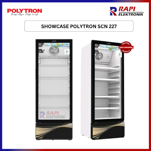 SHOWCASE POLYTRON SCN 227  - 4 Rak Kapasitas 230L