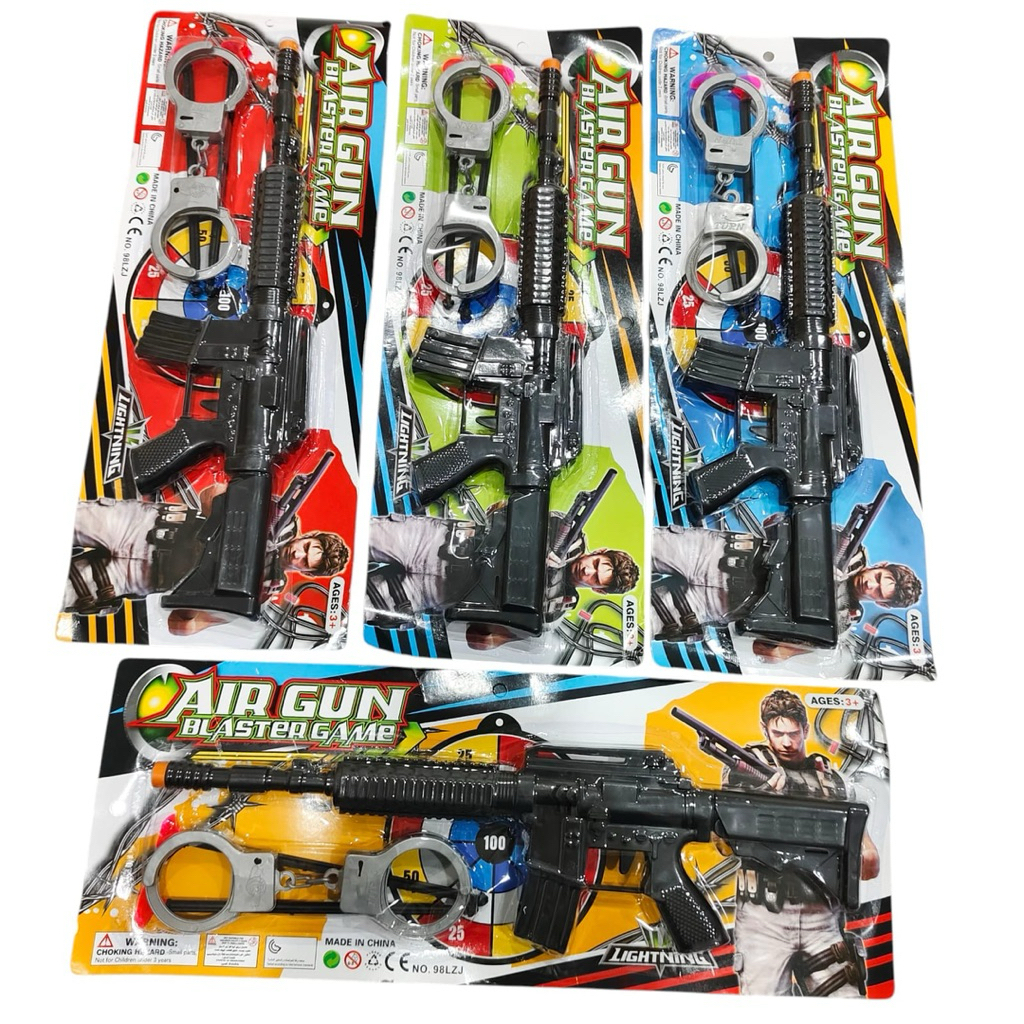 1092 mainan tembakan peluru anak laki laki bisa COD / mainan pistol anak anak bahan plastik / mainan