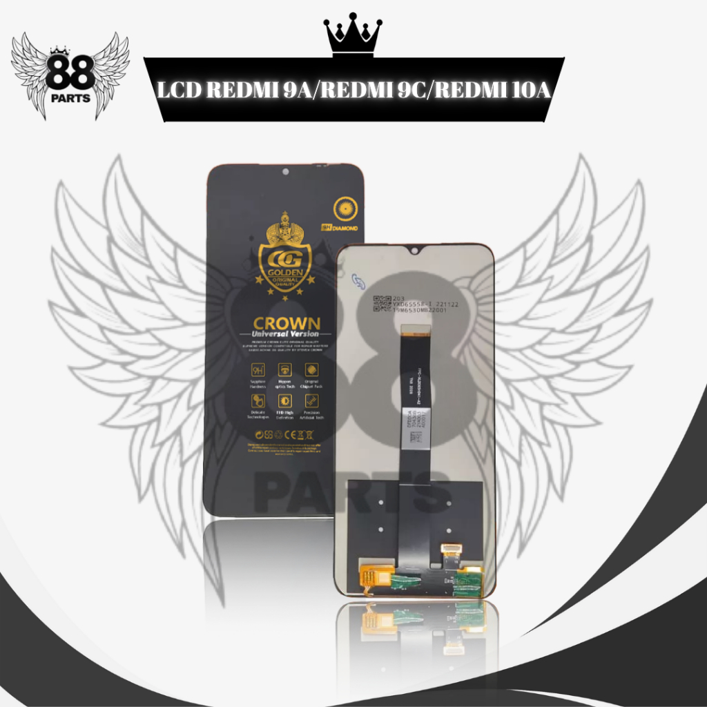 LCD TOUCHSCREEN XIAOMI REDMI 9A / REDMI 9C / REDMI 10A COMPLETE FULLSET ORIGINAL / LCD REDMI 9A ORIG
