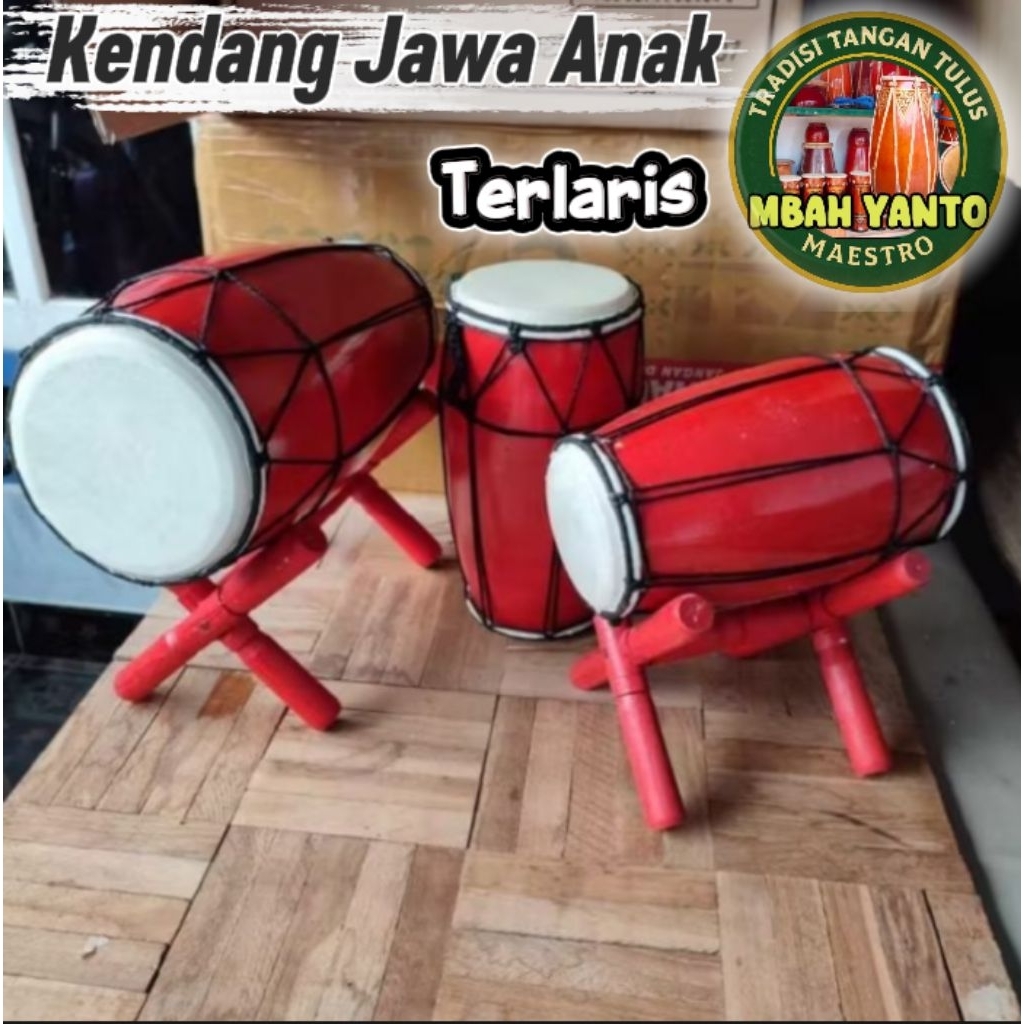 Alat Musik Kendang Jawa gendang jawa murah mainan anak murah gendang jawa murah MbahYanto_maestro
