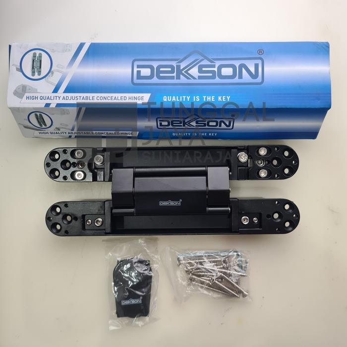 Concealed Hinge DEKKSON D120 Black Series / Engsel Pintu / Engsel