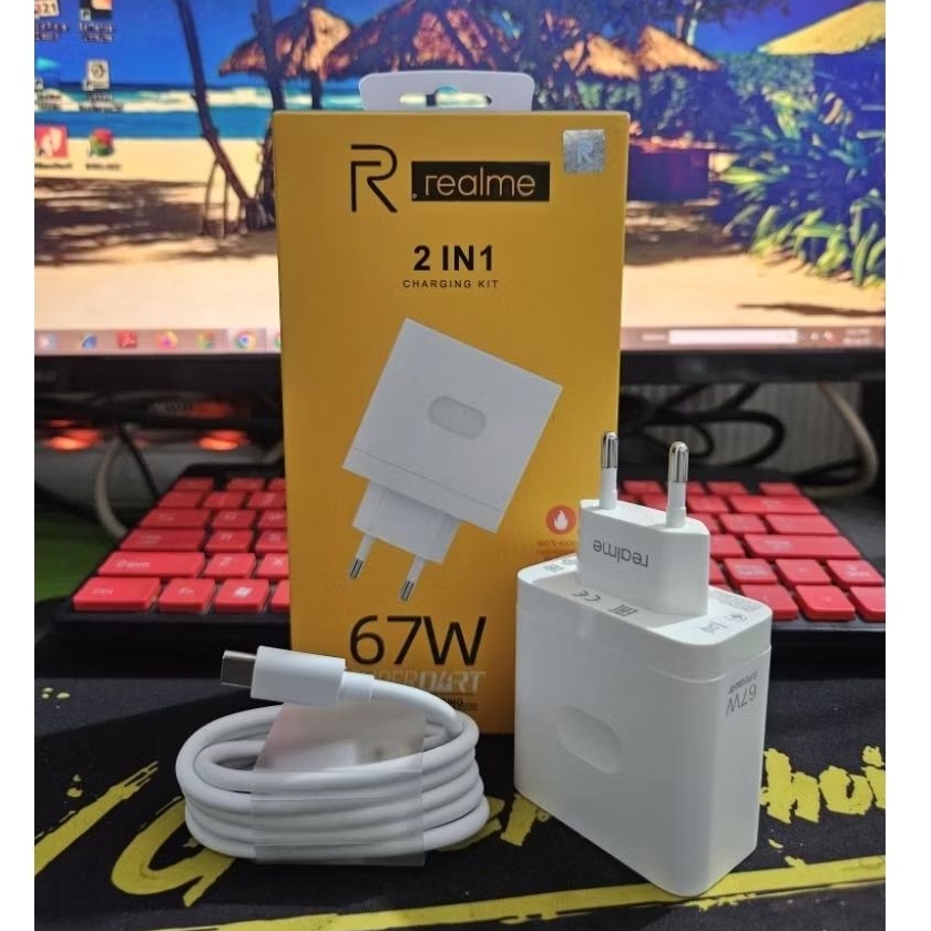 Charger HP Realme 67W SuperDart Type C