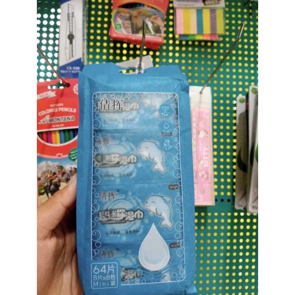 TISU BASAH BEBAS ALKOHOL TISSUE MINI PRAKTIS TISSUE BASAH MINI TISSUE MINI BASAH