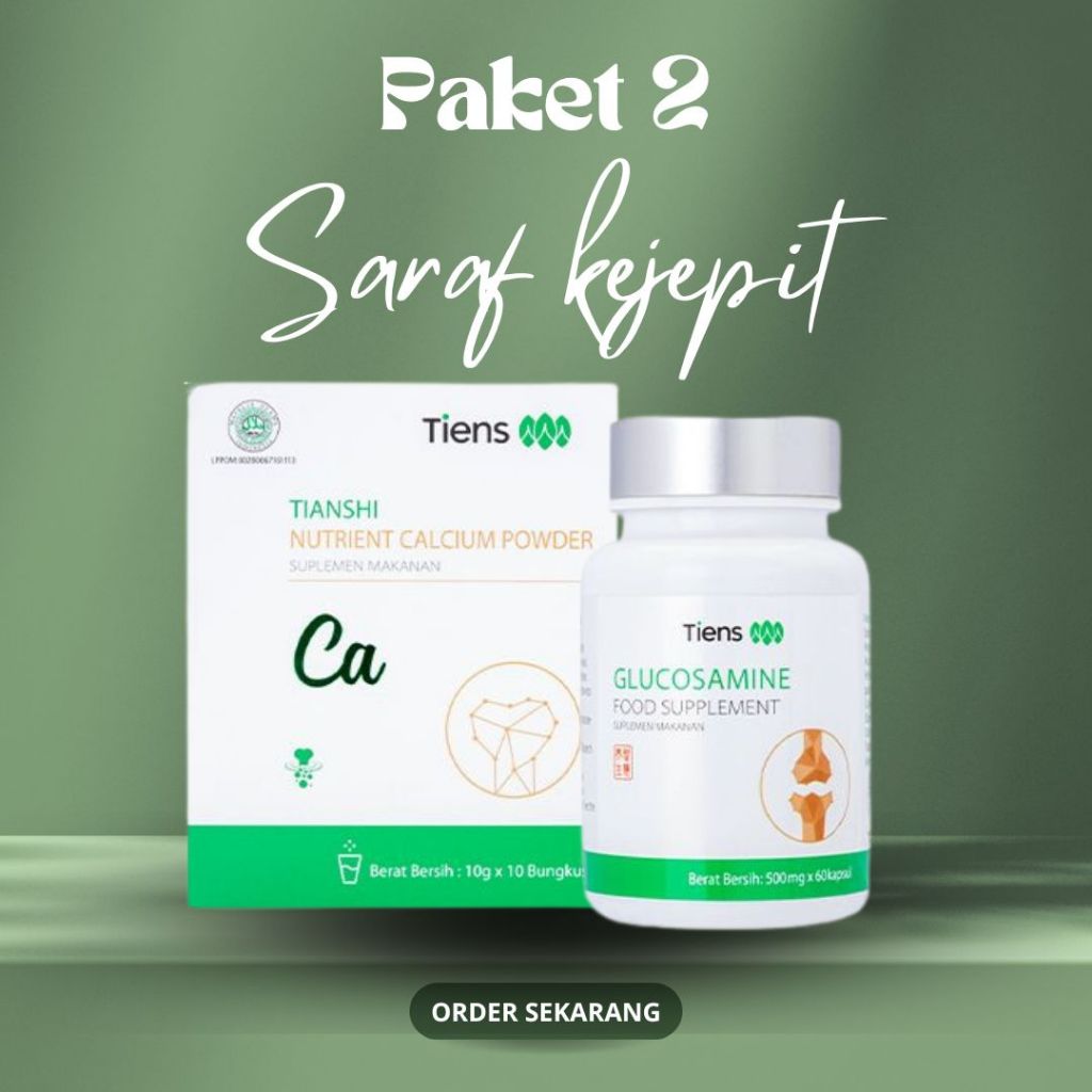Obat Sakit Pinggang Saraf Terjepit Tiens Kalsium dan Glusoamine Menghilangkan Nyeri Lutut Reumatik
