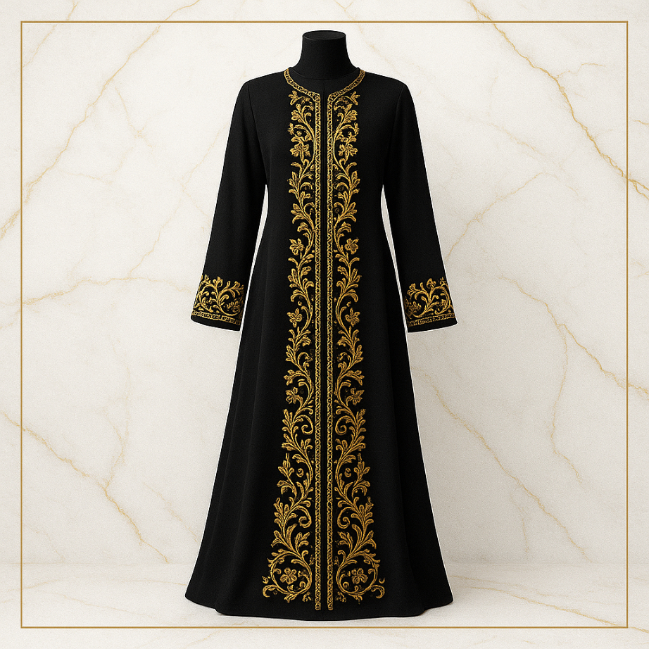 Galeri Abaya - Baju Gamis Abaya Hitam Turki Turkey Busui Bordir Mewah Jubah Wanita Remaja Lebaran Te