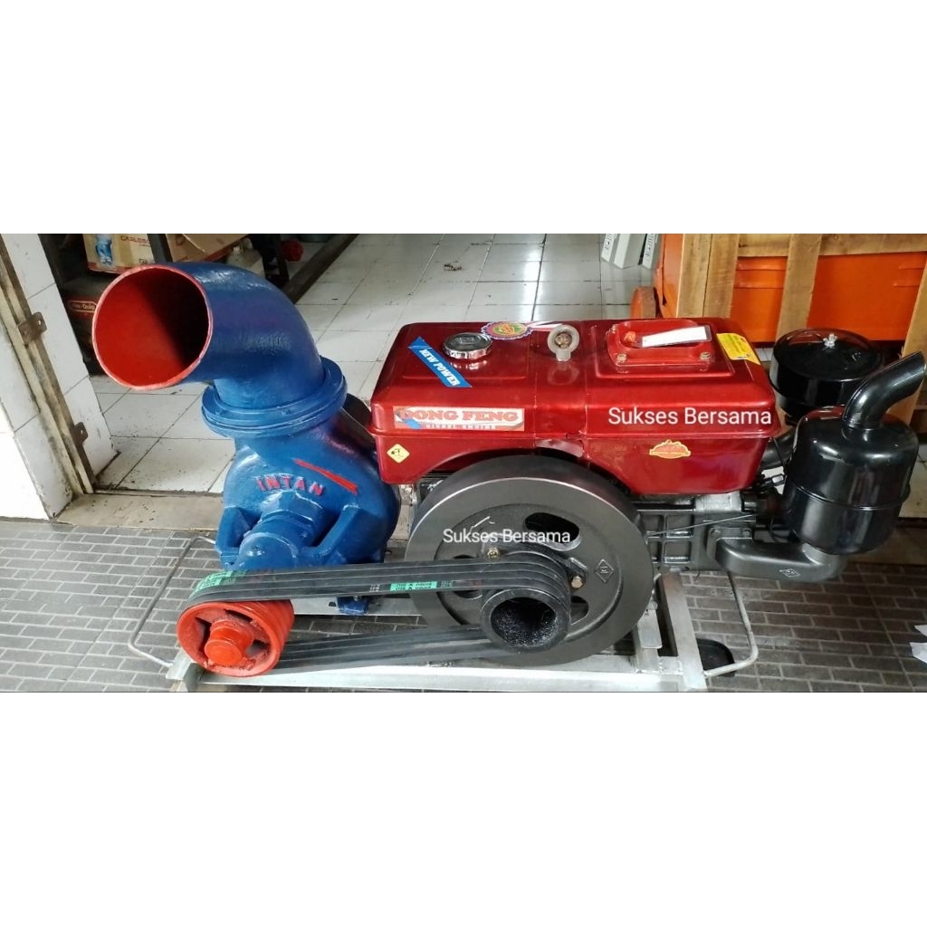 Diesel Solar Dong Feng S1115 (24pk) + Pompa Intan 6 Inch (As Kipas Stainless) + Pangkon Diesel + 2 P