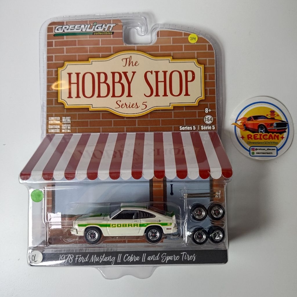 GREENLIGHT - 1978 FORD MUSTANG II COBRA AND SPARE TIRES
