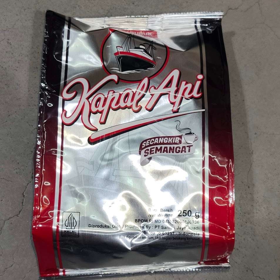 KAPAL API Silver 250gr kopi bubuk