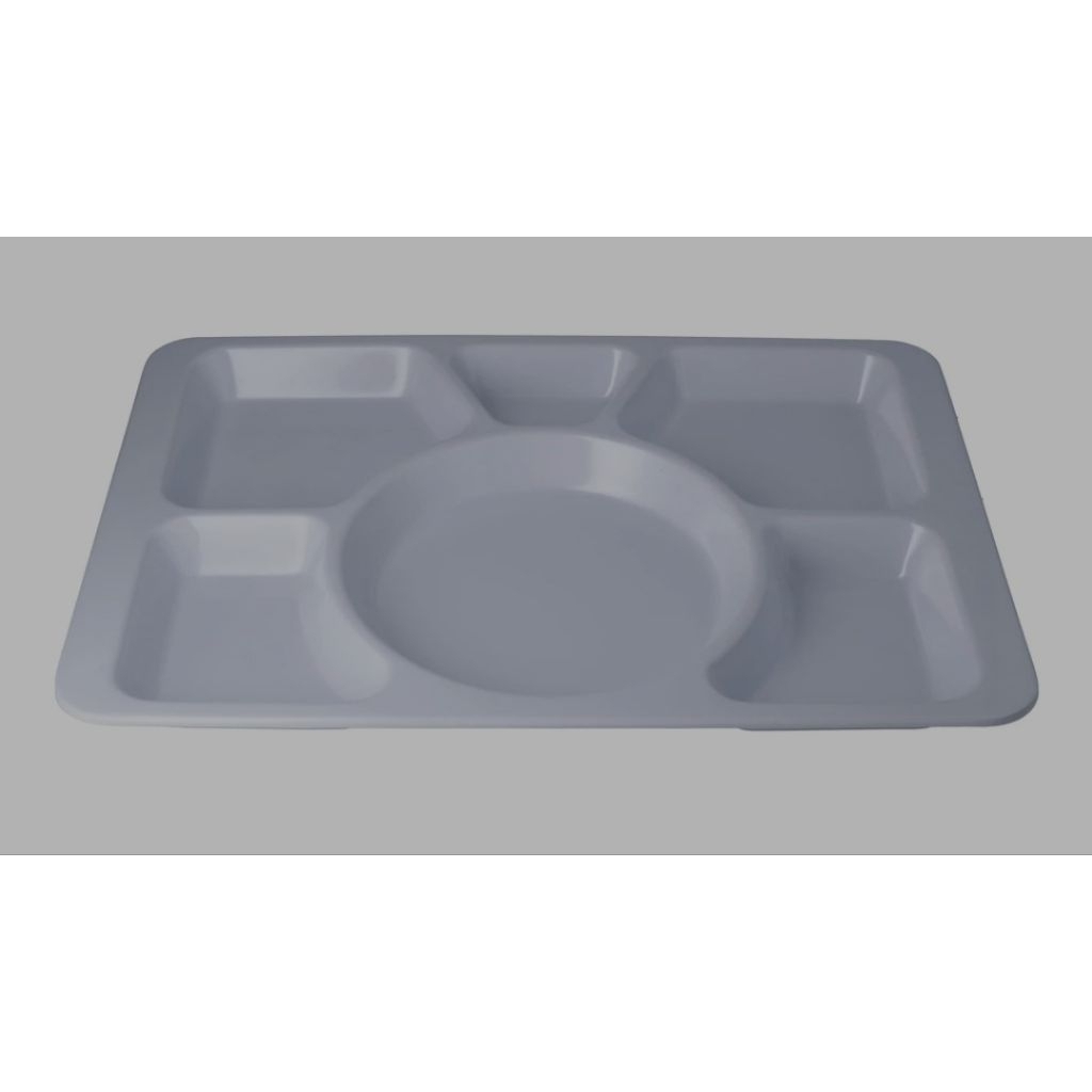 baki makan petak 6 Hoover melamin ompreng kotak makan sekat kotak makan mbg 3243