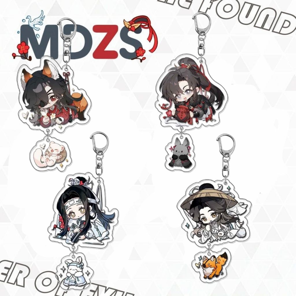 Gantungan Kunci Karakter TCGF MDZS Heaven Official's Blessing Akrilik Bening Transparan Keychain Had