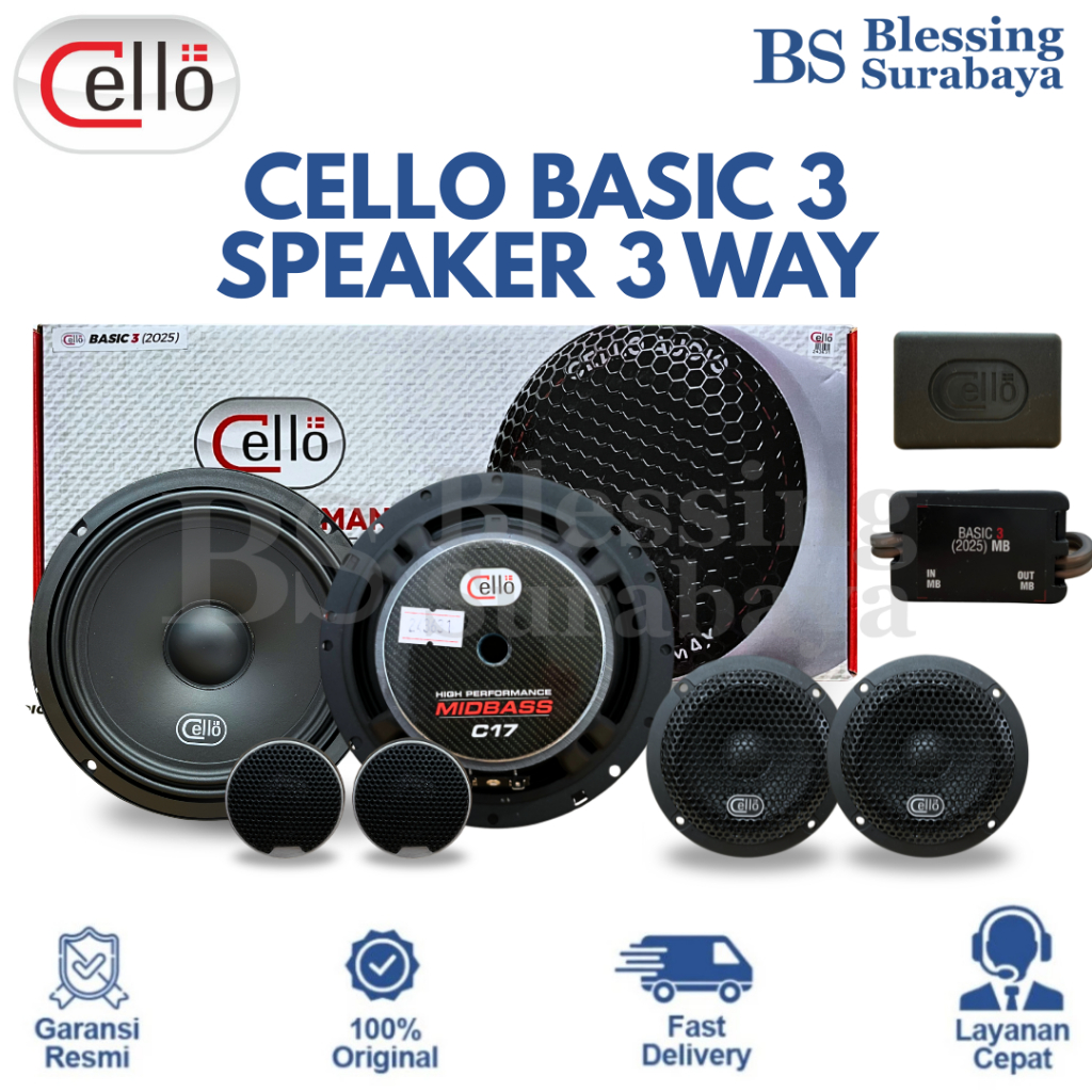 SPEAKER 3 WAY CELLO BASIC 3