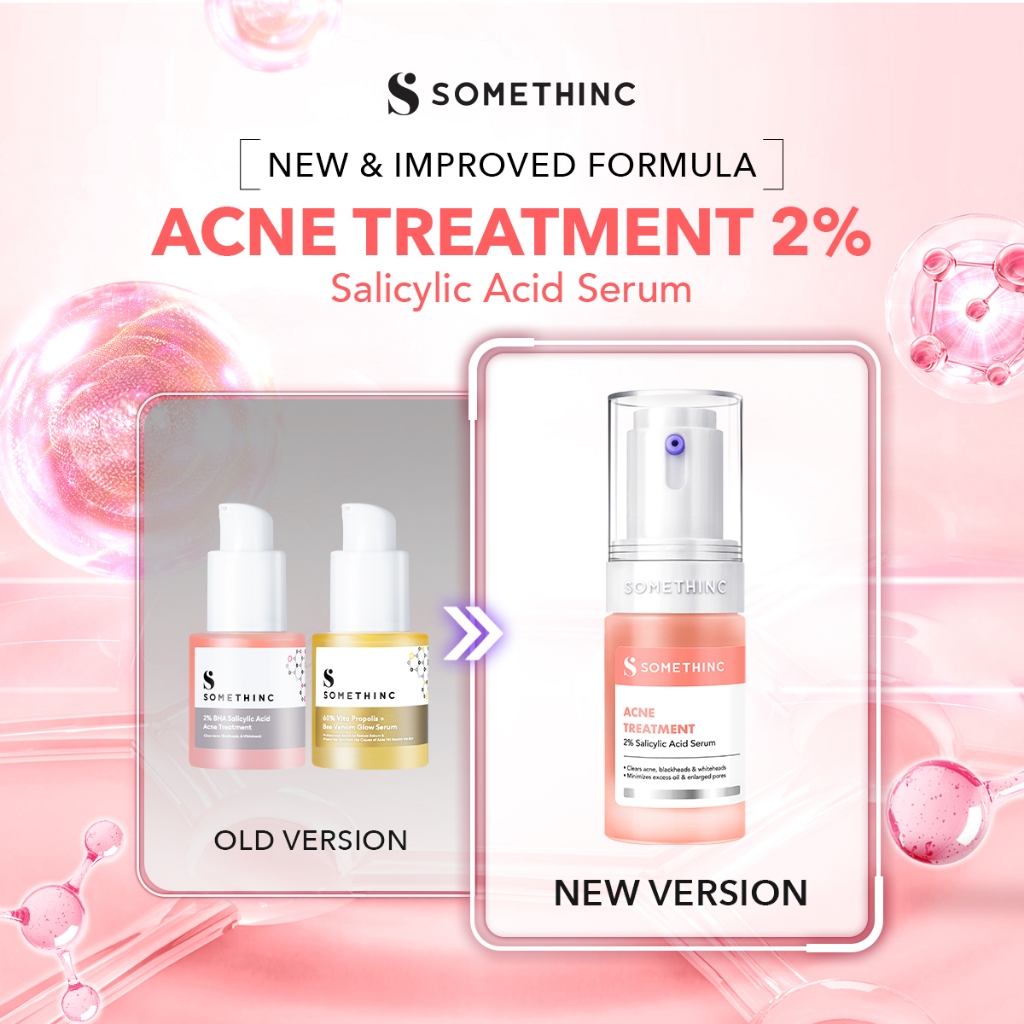 SOMETHINC Acne Treatment 2% Salicylic Acid Serum - Kunci Kulit Bersih & Terlindungi Dari Jerawat | M