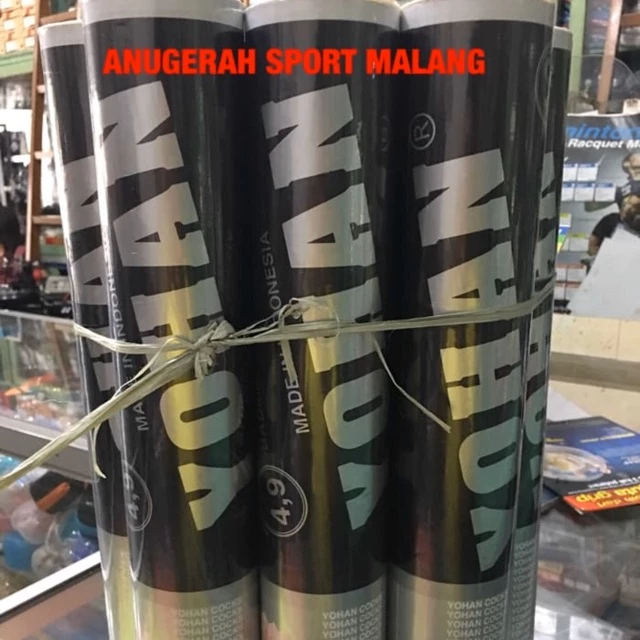 Shuttlecock / Kok Bulutangkis Badminton YOHAN Hitam ORIGINAL