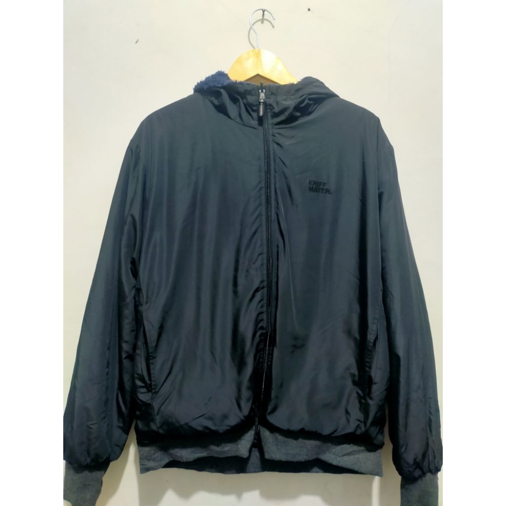 Jaket Kriff mayer reversibel nilon dan sherpa