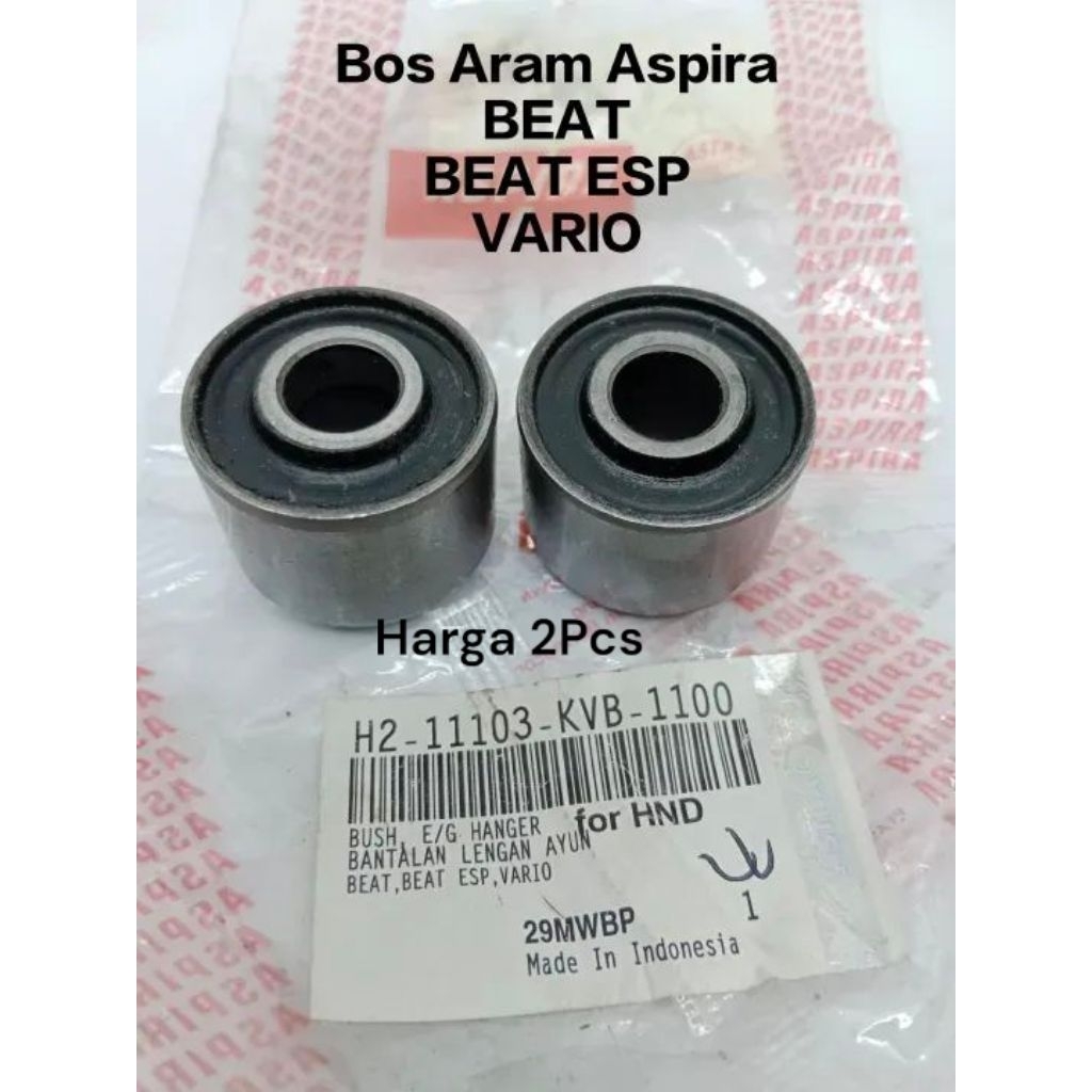1 SET BOSH ARM BEAT VARIO KARBU BEAT FI SCOOPY SPACY 2 PCS ORIGINAL ASPIRA