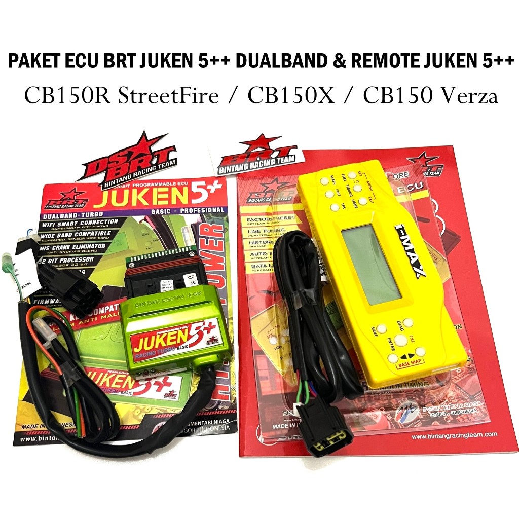 ECU BRT JUKEN 5++ Plus DUALBAND + REMOTE JUKEN BRT CB 150R Street Fire CB 150X CB150X CB150 VERZA