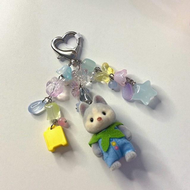Husky Sylvanian Keychain 𓂅𖦹