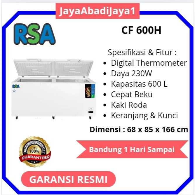 Freezer Box RSA 600 Liter RSA CF-600H