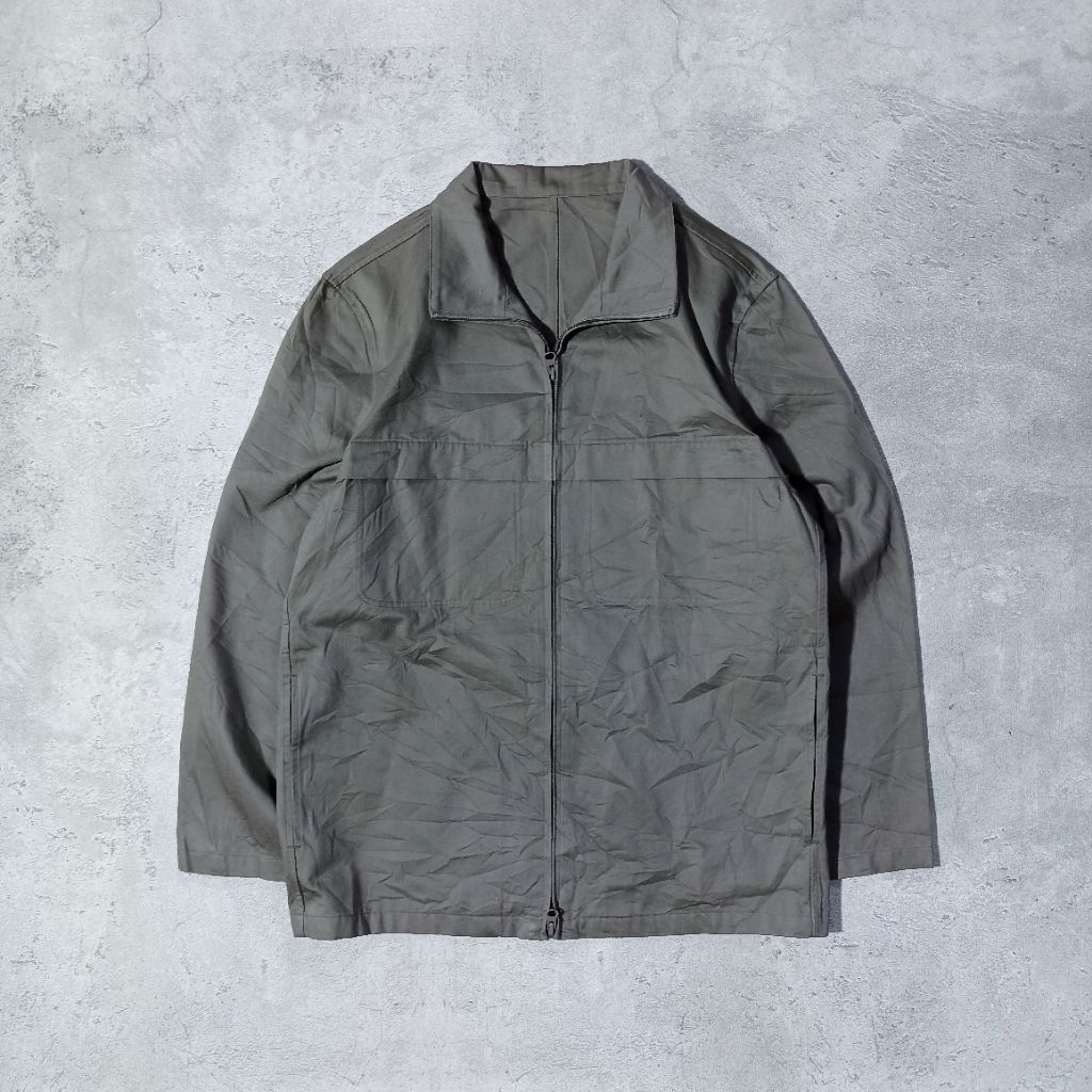 Time Shifter Work Jacket Canvas Double Zipper