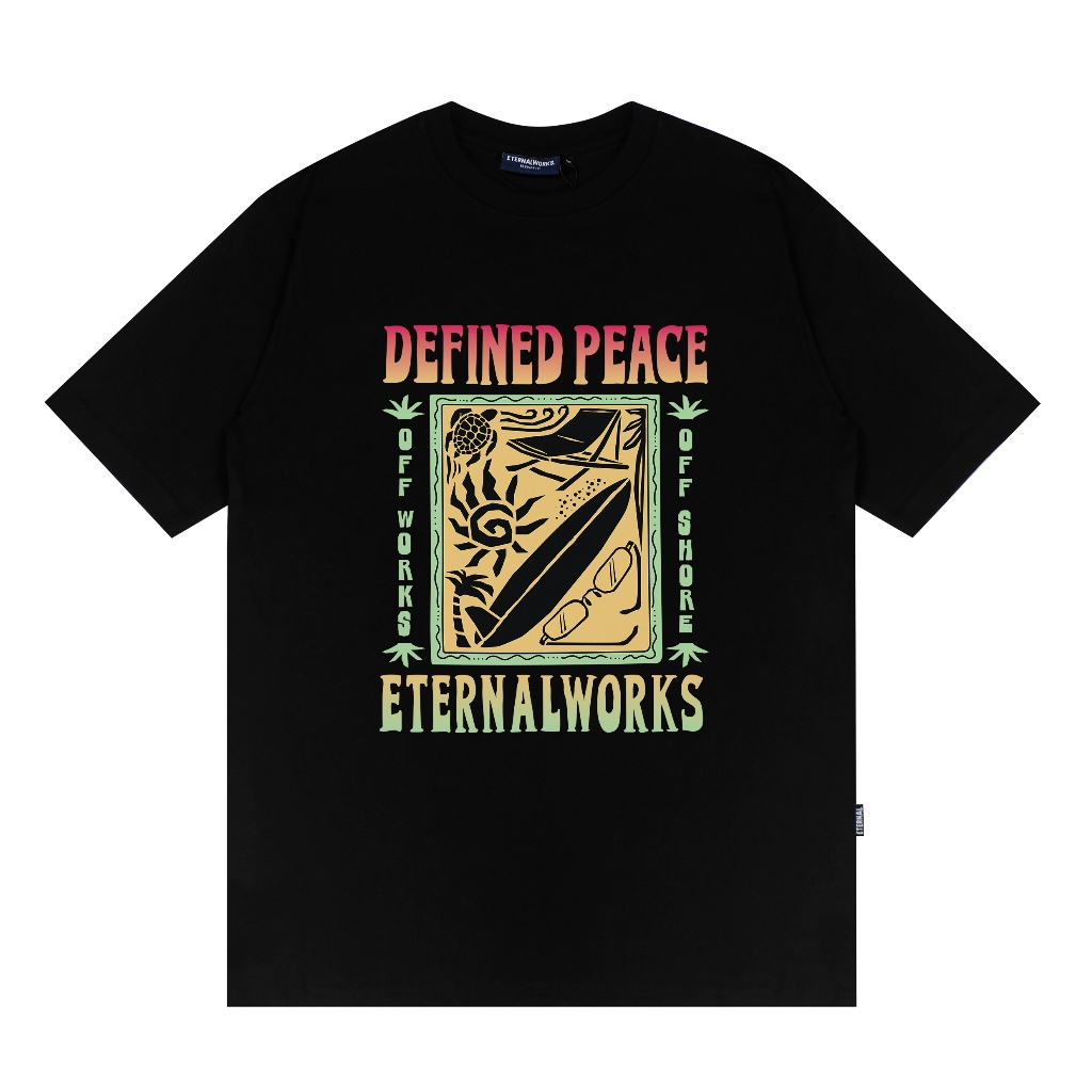 ETERNALWORKS - T-shirt Peace Black