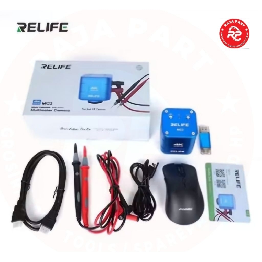 KAMERA MIKROSKOP 4K HD RELIFE MC2/CAMERA MICROSKOPE RELIFE, BISA CONNECT KE PC