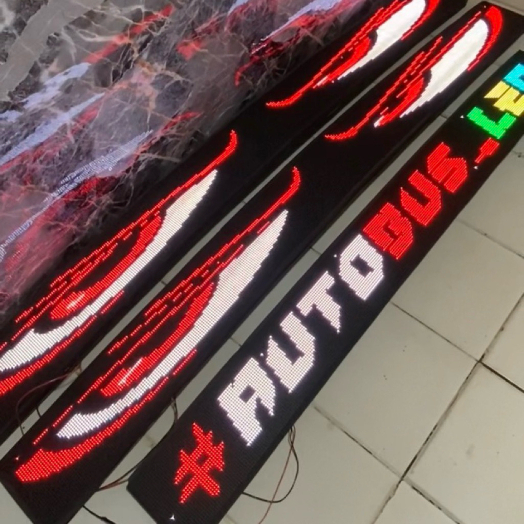 Running text mata slim p5 12v/24v