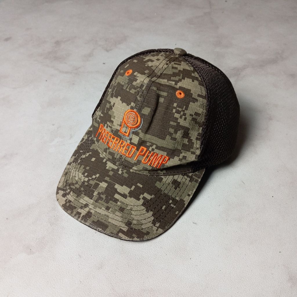 Topi Trucker Preferred Pump Military Army Pria Wanita Second Bekas