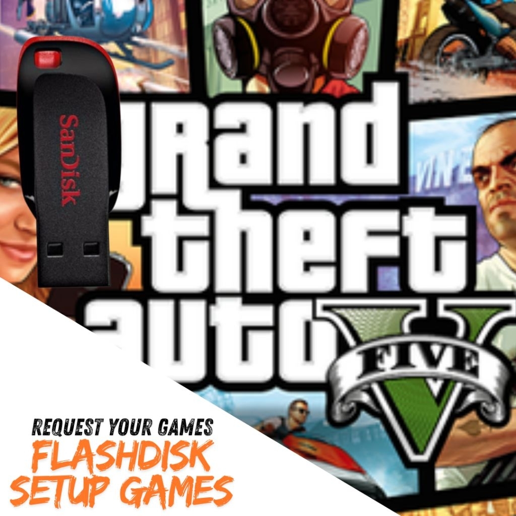 Flashdisk Setup Games GTA V PC Original (No Mod)