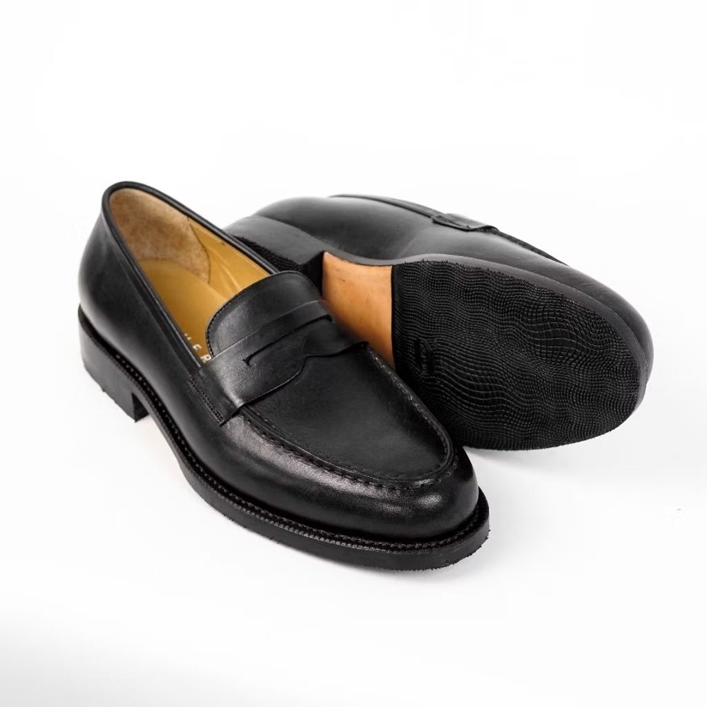 LUCKY PENNY LOAFERS - BLACK