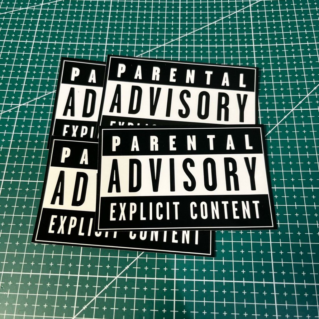 STICKER PARENTAL ADVISORY