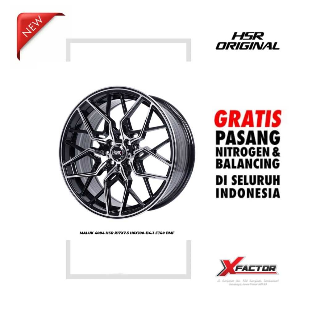 VELG MOBIL R17 HSR R17 MALUK R17X7.5 H 4X100 - 4X114,3 ET40 BMF