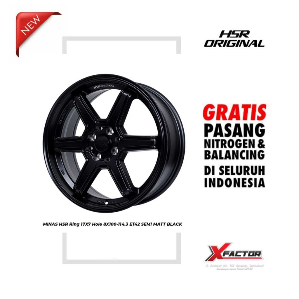VELG MOBIL R17 HSR R17 MINAS R17X7 H 4X100 - 4X114,3 ET42 (SUPER SALE)