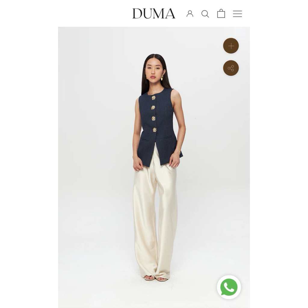 duma denise vest size S