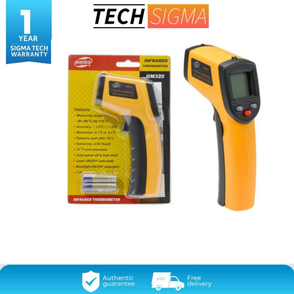 GM320 Benetech Infrared Termometer Thermometer GM-320 Termogun GM 320