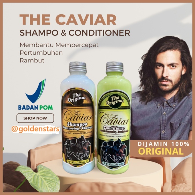CAVIAR SHAMPO PEMANJANG RAMBUT PENUMBUH RAMBUT SHAMPO CONDITIONER Sampo Kuda Penyubur Rambut