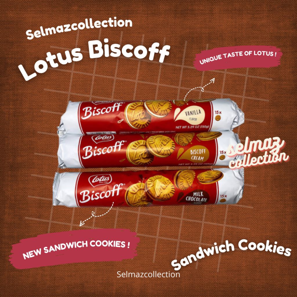 Lotus Biscoff Biscuit Sandwich Cookies 150gr Lotus Biscoff Sandwich Lotus Biscoff Cookies Cream Bisc