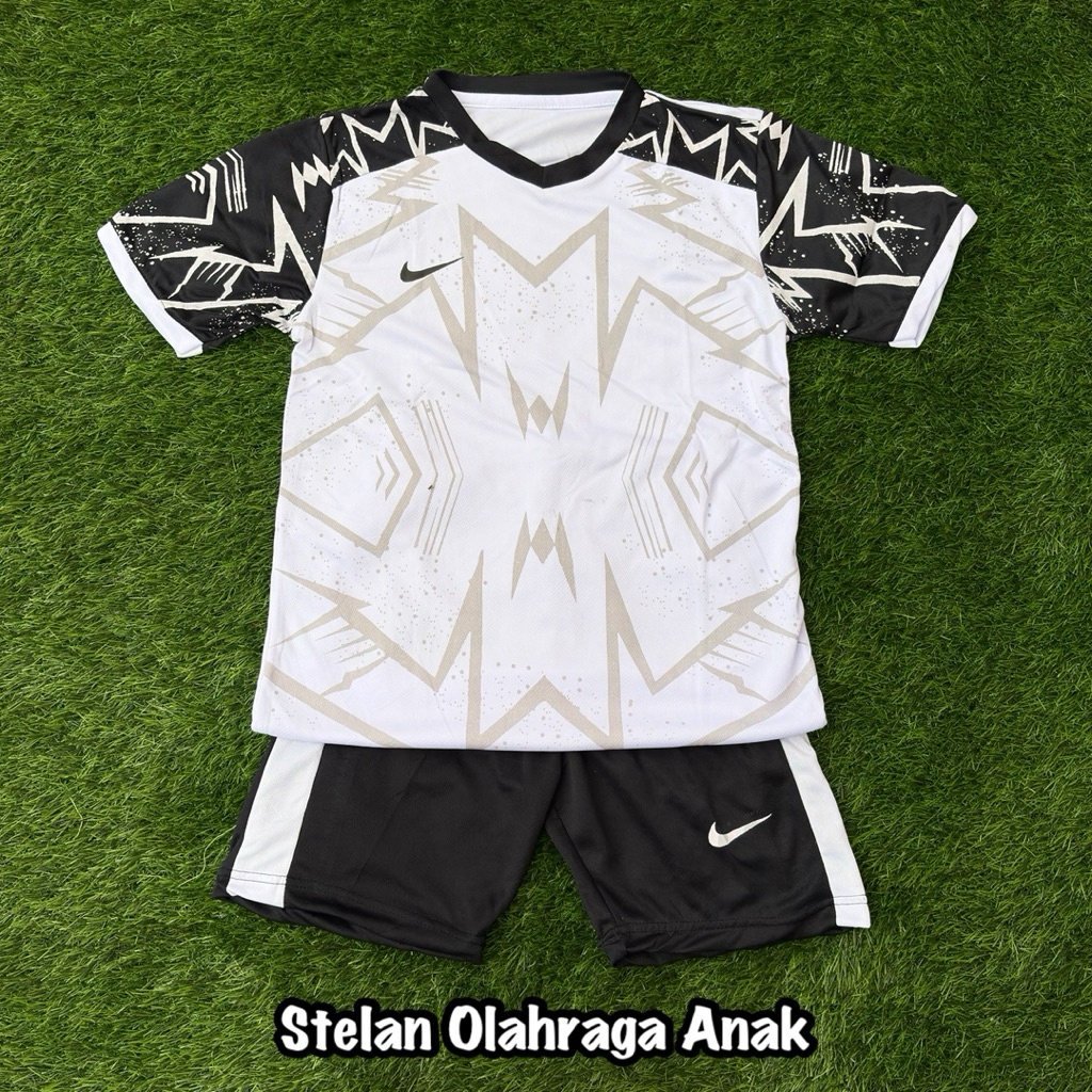 Jersey Olahraga Anak Termurah New Model Stelan Bola Futsal Anak Anak Usia 7 s/d 14 Tahun Pakain Bola