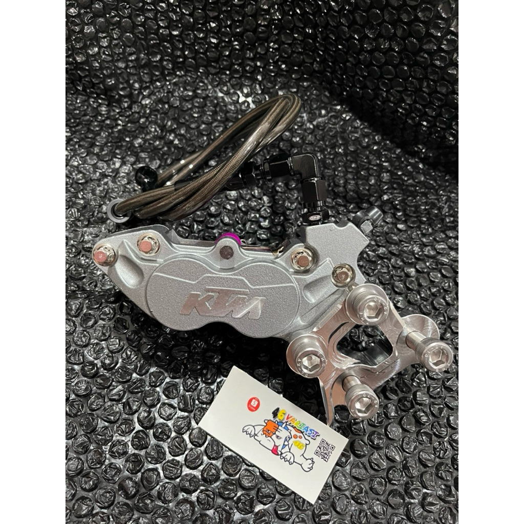 PAKET KALIPER AXIAL BIGPOT 4 PISTON BREKET OLD RX KING 300mm RX KING LAMA