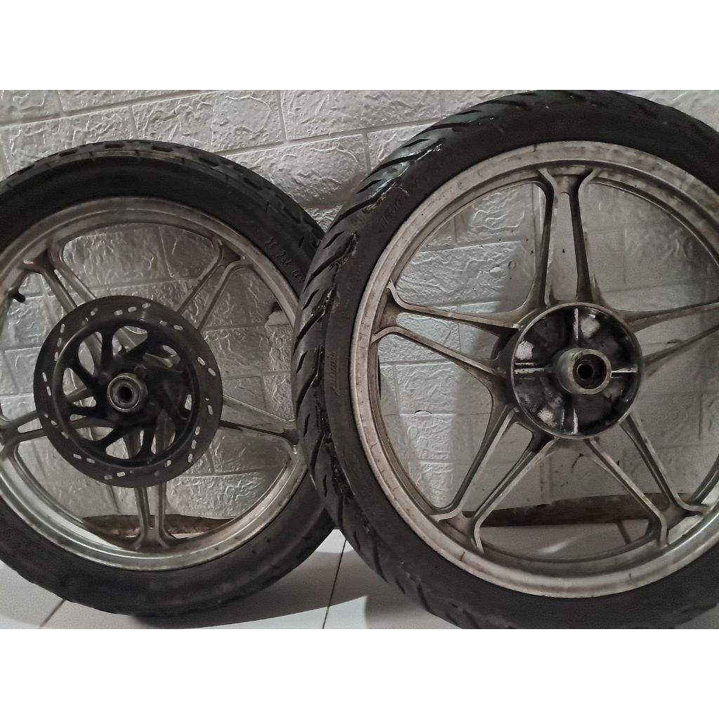 Velg thunder suzuki tunder custom japstyle caferacer tracker dll pelek racing palang original ori co