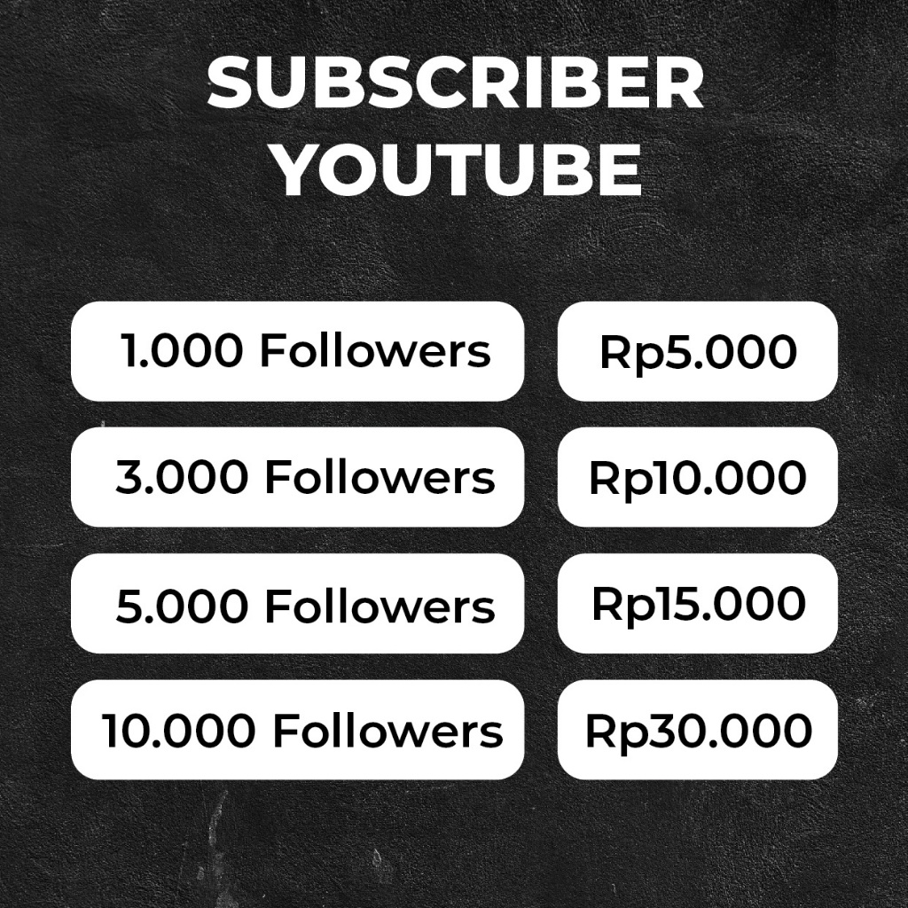 Subscriber Youtube Terpercaya | 100% Permanent
