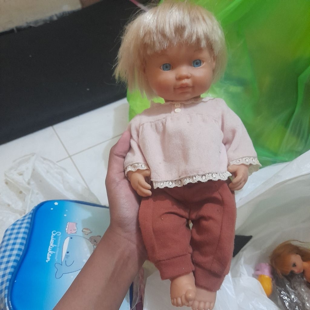 boneka bayi sums full karet bekas