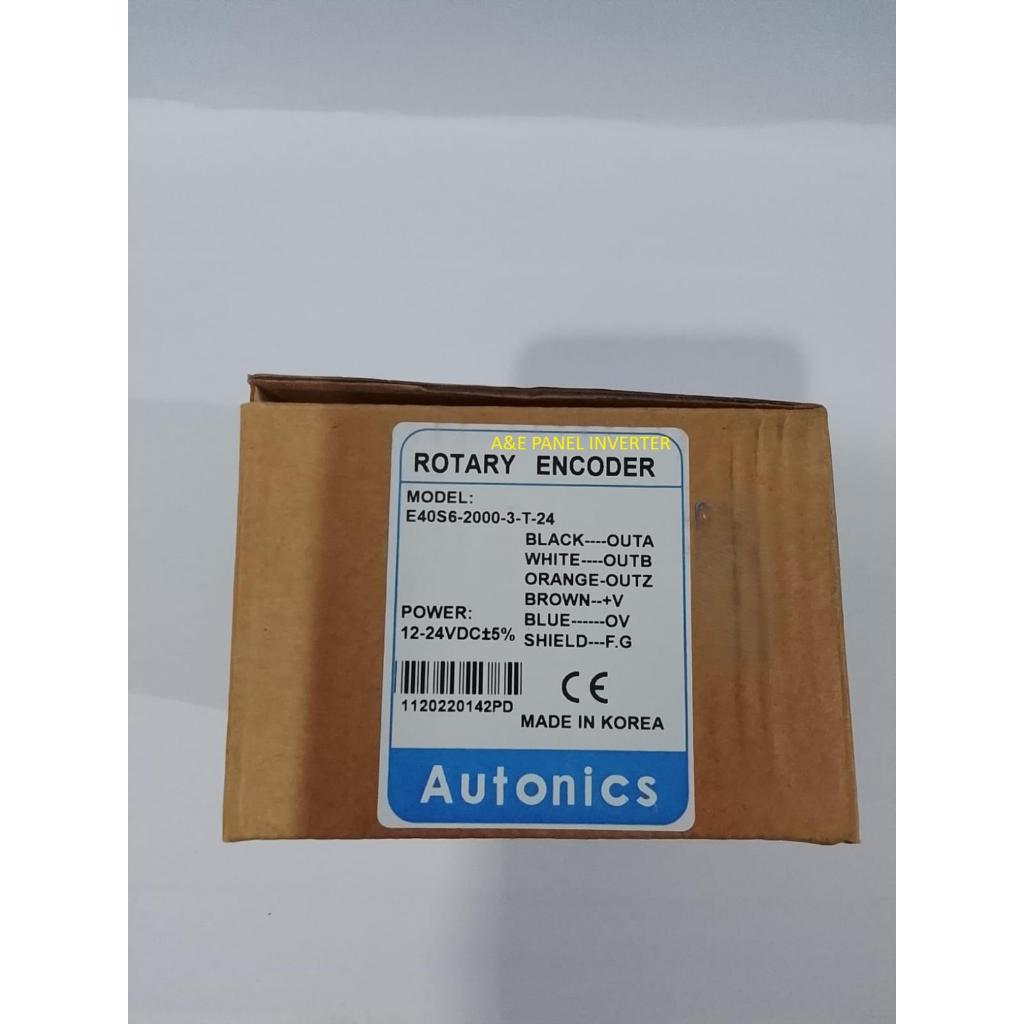 E40S6-2000-3-T-24 ENCOUDER AUTONICS E40S6 2000 3 T 24 AUTONIC ROTARY 2000P/R 2000 PR