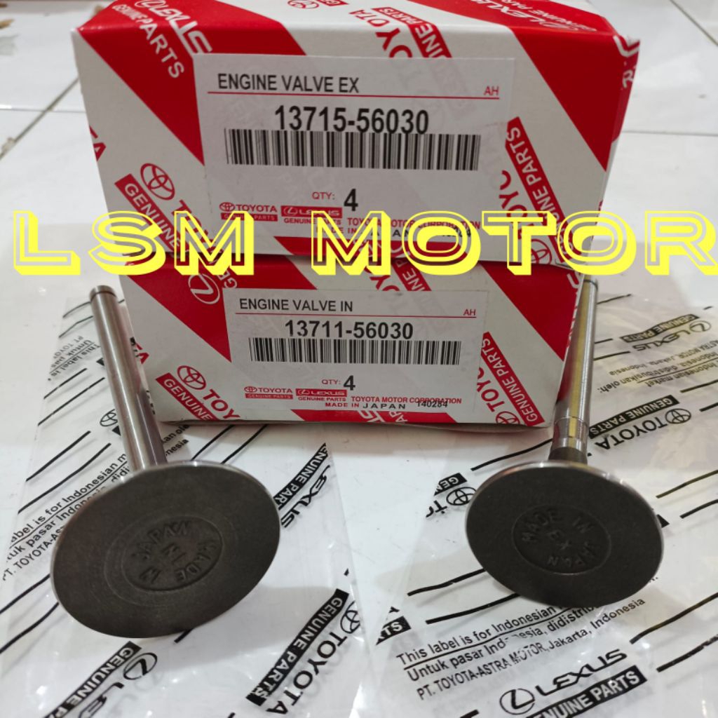 engine valve in ex as topi klep land cruiser bj40