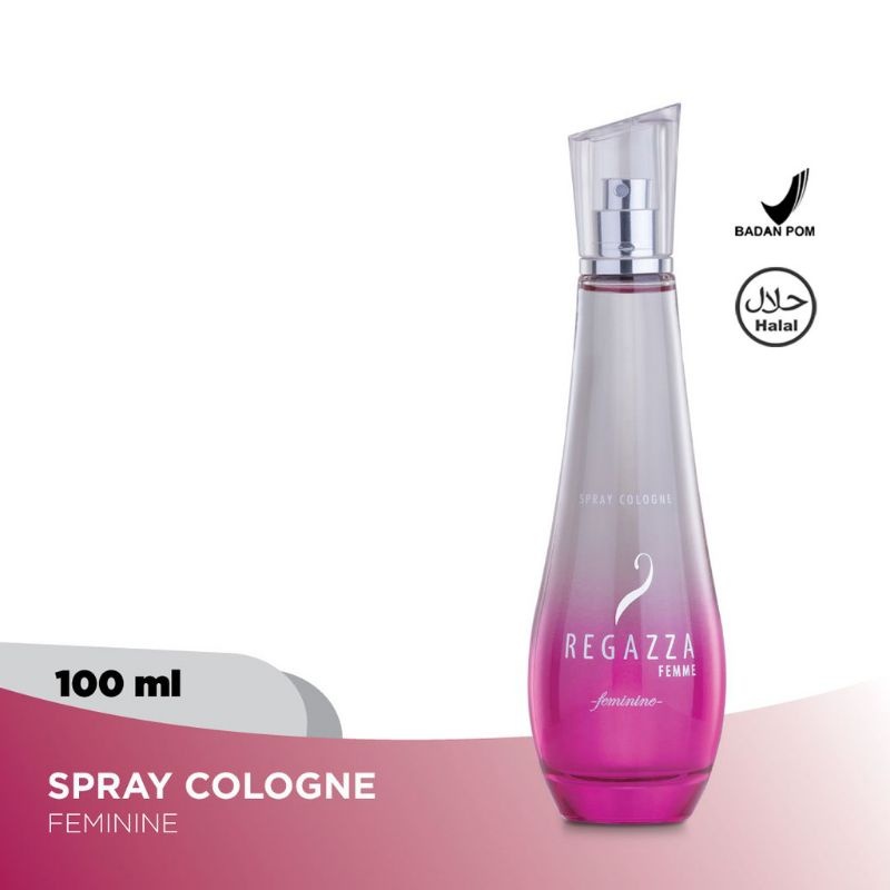 REGAZZA Spray Cologne Femme Feminine 100 ml