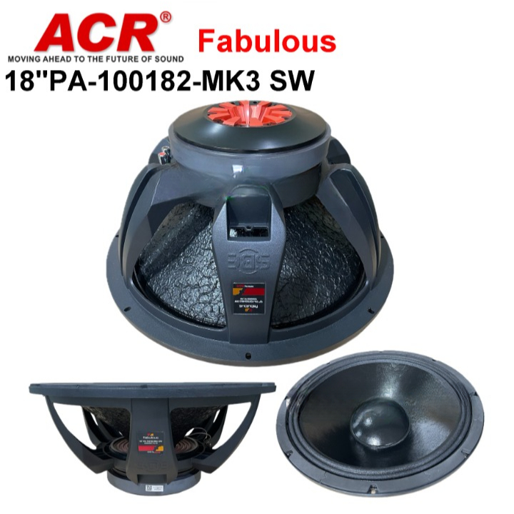 Komponen Speaker ACR Fabulous 18 Inch PA 113182 MK3 SW / ACR Fabulous 18in